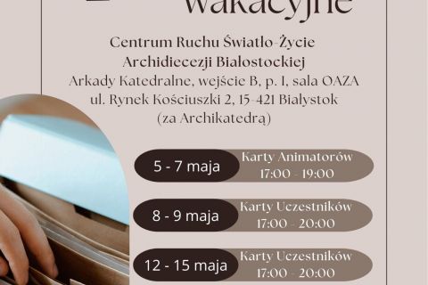 Przyjmowanie kart na oazy wakacyjne