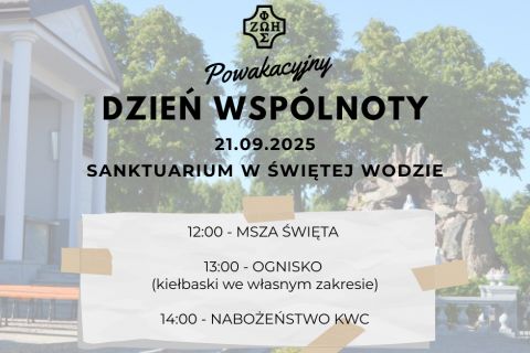 Zapraszamy na powakacyjny dzień wspólnoty