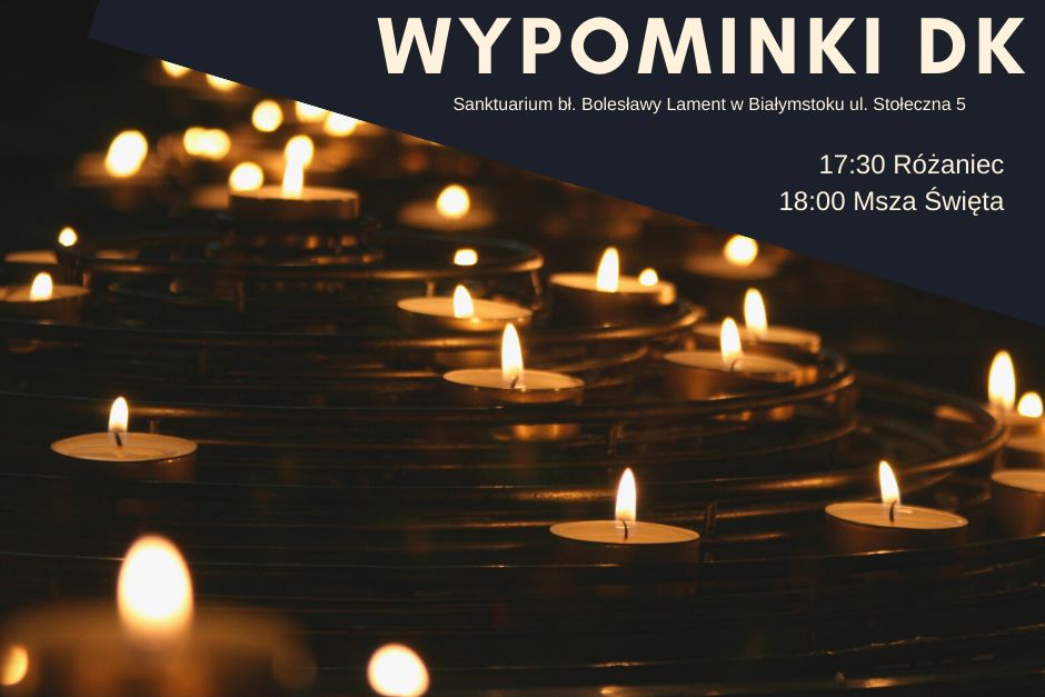 Zaproszenie na Wypominki DK - 19 listopada 2019