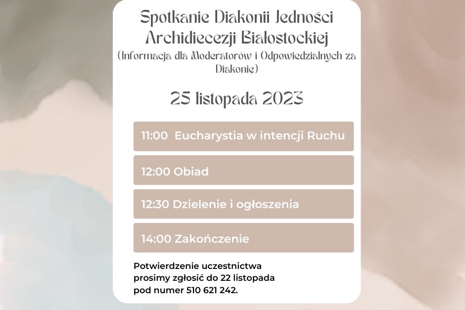 Spotkanie Diakonii Jedności (Archidiecezji Białostockiej)