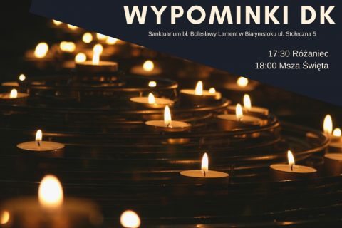 Zaproszenie na Wypominki DK - 19 listopada 2019