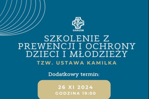 Dodatkowy termin szkolenia z Prewencji i Ochrony Dzieci i Młod