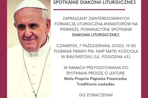 Spotkanie Diecezjalnej Diakonii Liturgicznej - Październik 2021